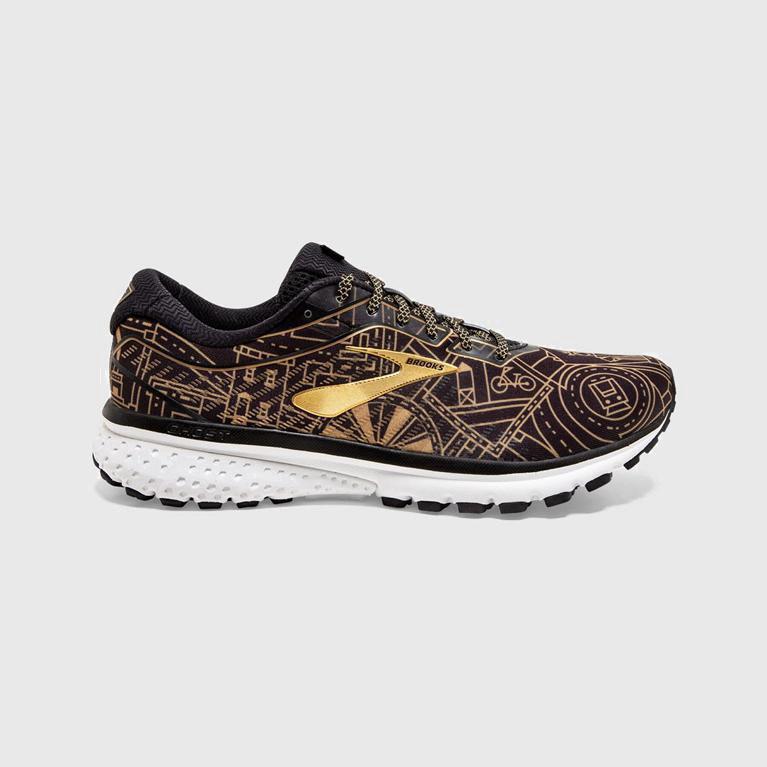 Brooks Men's Ghost 12 Road Running Shoes Singapore - Gold (40568-IFPA)